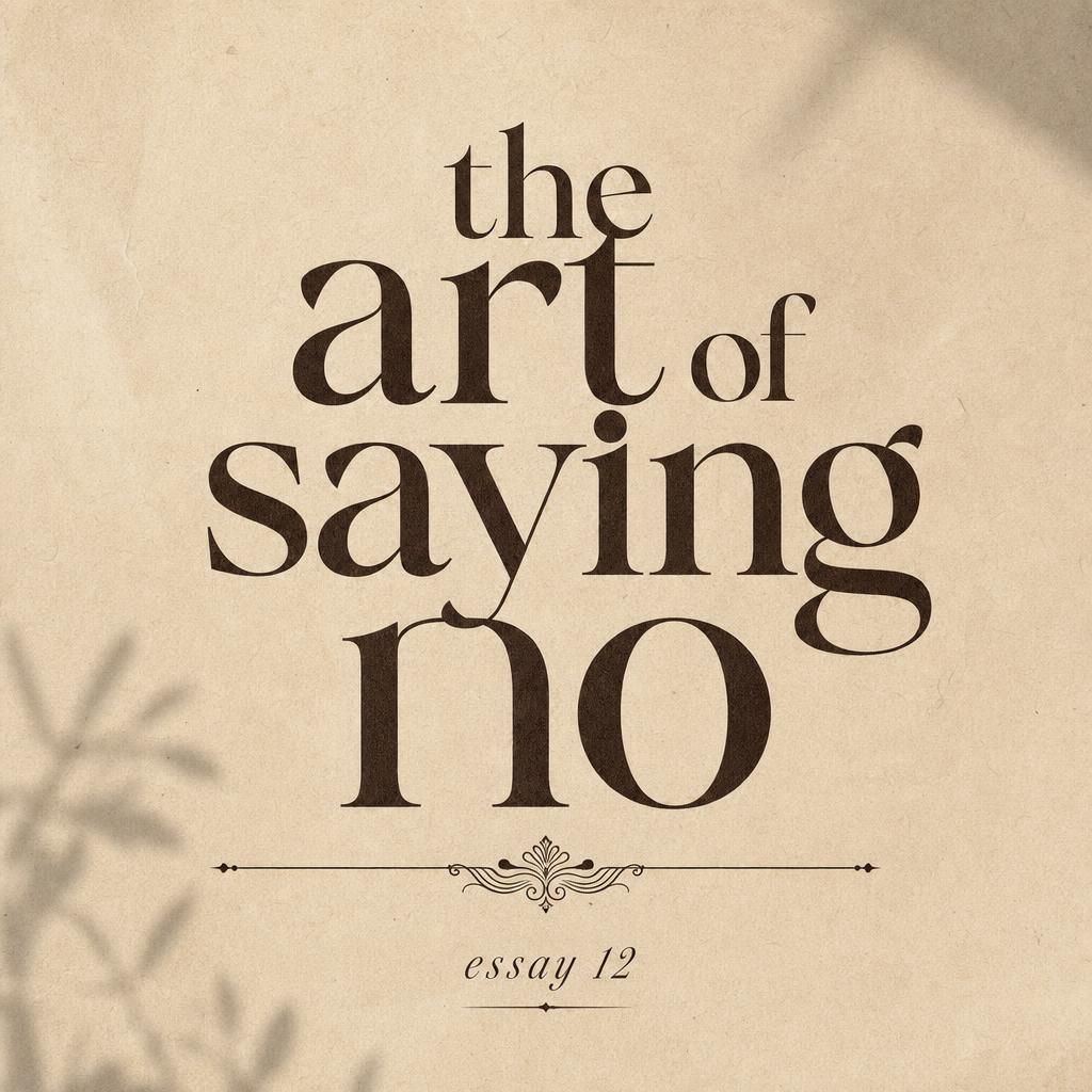 Carosello Art of saying no